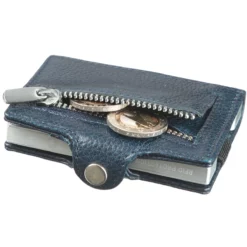 3.55 Kartenhalter Mit Münzfach Und Notenfach In Ozean Blau -Koffer Verkaufs-Shop compressed 101b