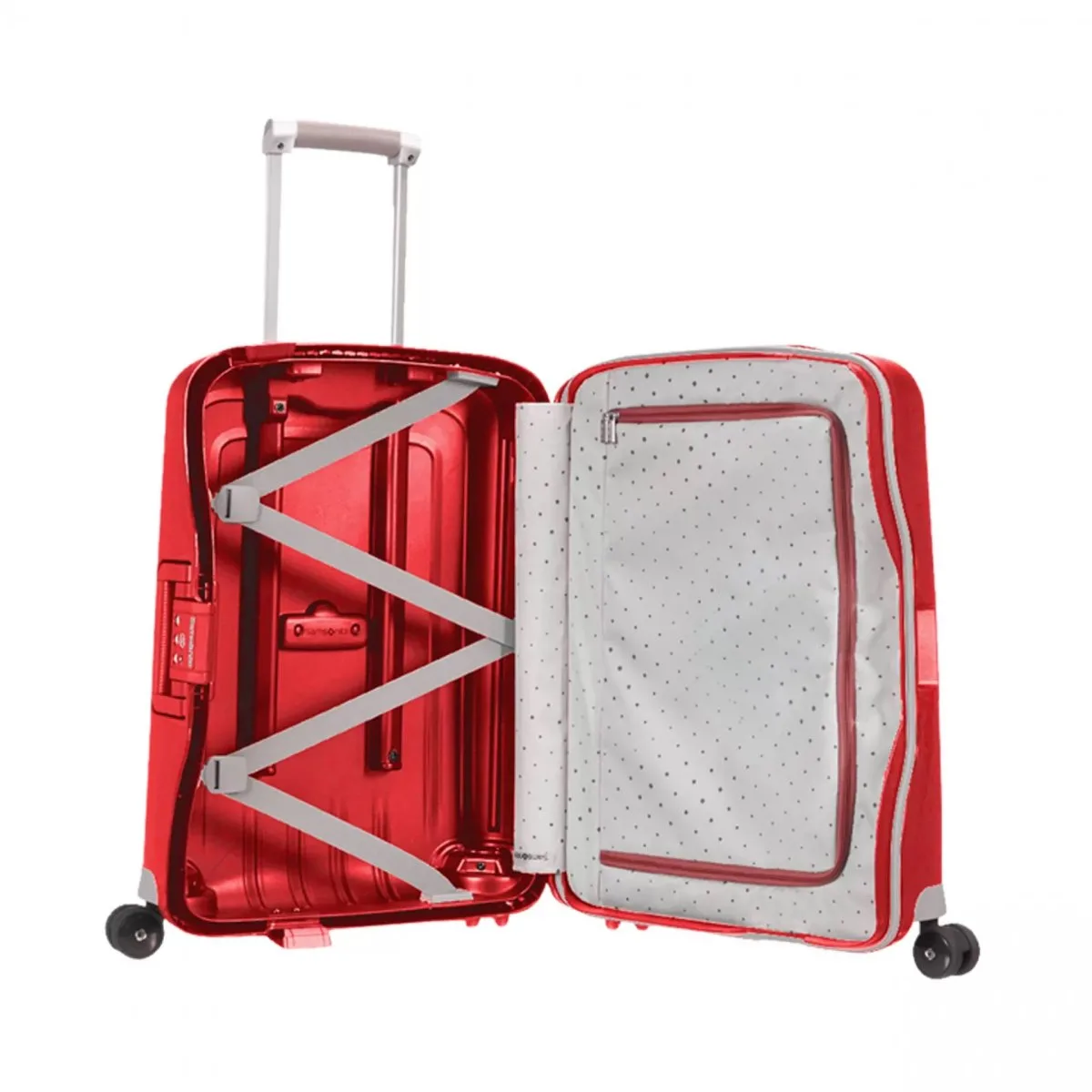 Samsonite S´Cure - Spinner 55cm In Rot 4 Samsonite S´Cure - Spinner 55cm In Rot – Bild 2
