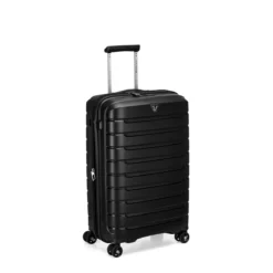 Roncato Butterfly - Trolley Erweiterbar M, Schwarz -Koffer Verkaufs-Shop compressed 1130