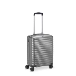 Roncato Wave - Trolley Handgepäck Carry-On Spinner, Silber -Koffer Verkaufs-Shop compressed 1132