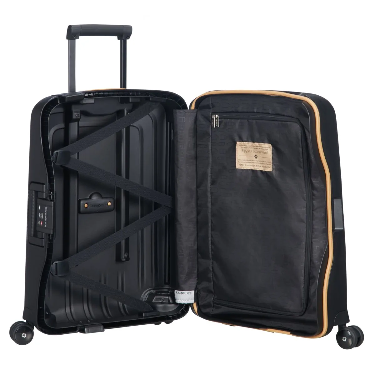 Samsonite S´Cure ECO - Spinner 55cm In Schwarz 4 Samsonite S´Cure ECO - Spinner 55cm In Schwarz – Bild 2