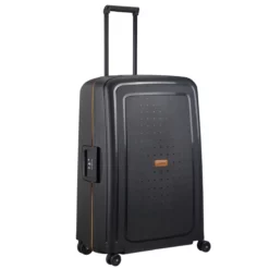 Samsonite S´Cure Eco - Spinner 75cm In Schwarz -Koffer Verkaufs-Shop compressed 115724 L470 SPINNER 7528 WHEEL HANDLE FULL