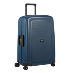 Samsonite S´Cure Eco - Spinner 69cm In Navy Blue -Koffer Verkaufs-Shop compressed 128015 1598 SCURE ECO SPIN6925 POST CONSUMER FRONT34
