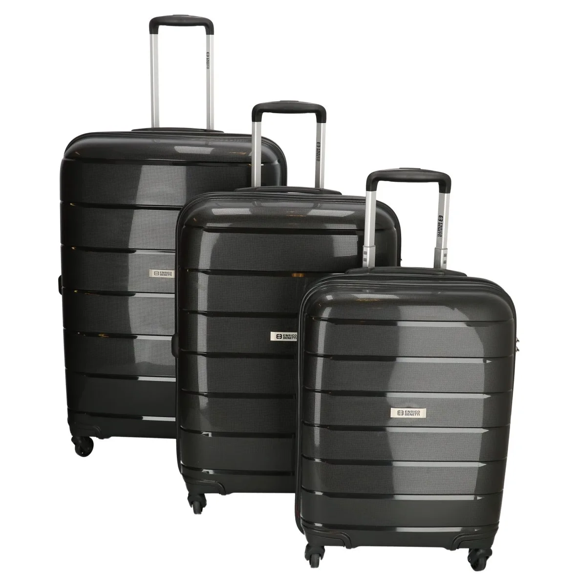 Denver 3er Trolley Set Schwarz 3 Denver 3er Trolley Set Schwarz