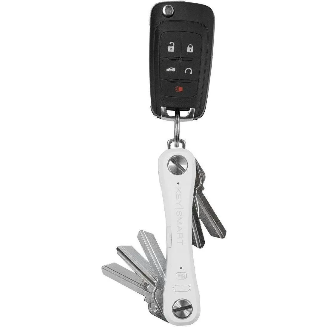 KeySmart Pro - Kompakter Schlüsselhalter Mit Tile Für 14 Schlüssel - Weiss 4 KeySmart Pro - Kompakter Schlüsselhalter Mit Tile Für 14 Schlüssel - Weiss – Bild 2