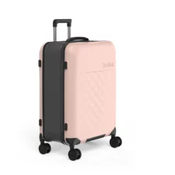 Vega360 Medium 65 Rose Smoke -Koffer Verkaufs-Shop compressed 202 RIK 26INCH Perspective Dual Rose Smoke