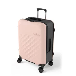 Vega360 Medium 65 Rose Smoke -Koffer Verkaufs-Shop compressed 202 RIK 26INCH Top Perspective Rose Smoke