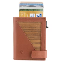 Flo - Geldbörse Ohne Münzfach In Amazaque/Cognac -Koffer Verkaufs-Shop compressed 20810101 03