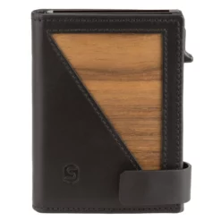 Flo - Geldbörse Ohne Münzfach In Amazaque/Schwarz -Koffer Verkaufs-Shop compressed 20810102 04