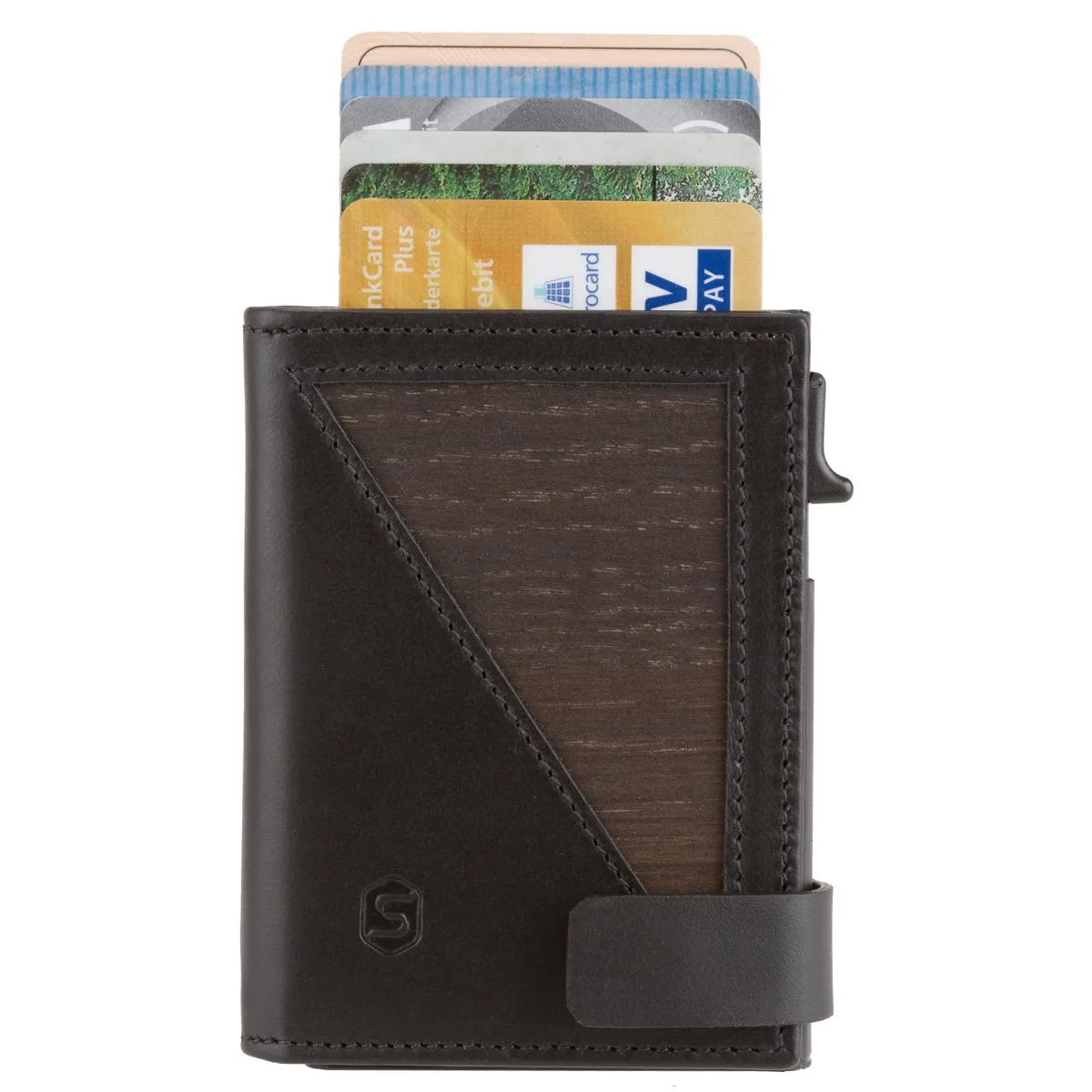 Flo - Geldbörse Ohne Münzfach In Räuchereiche/Schwarz 7 Flo - Geldbörse Ohne Münzfach In Räuchereiche/Schwarz – Bild 5