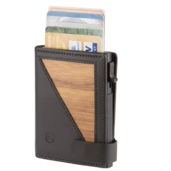 Fin - Geldbörse Mit Münzfach In Amazaque/Schwarz