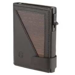 Fin - Geldbörse Mit Münzfach In Räuchereiche/Schwarz -Koffer Verkaufs-Shop compressed 20830202 02