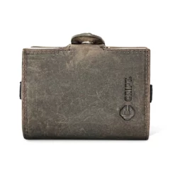 3.55 Kartenhalter Mit Münzfach Und Notenfach In Vintage Grau