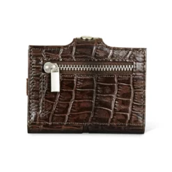 3.55 Kartenhalter Mit Münzfach Und Notenfach In Krokodil Braun 9 3.55 Kartenhalter Mit Münzfach Und Notenfach In Krokodil Braun -Koffer Verkaufs-Shop compressed 355 508 B