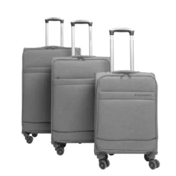 Dallas 3er Trolley Set Hellgrau