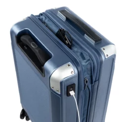 Travelpro Platinum Elite - Compact Carry-On Expandable Hardside Spinner, Sky Blue -Koffer Verkaufs-Shop compressed 409209002 USB