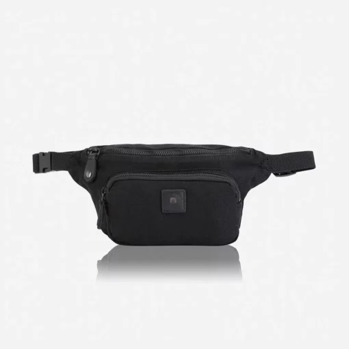 Canvas - Casual Waist Bag In Schwarz -Koffer Verkaufs-Shop compressed 4115canvasblack1