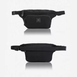 Canvas - Casual Waist Bag In Schwarz 7 Canvas - Casual Waist Bag In Schwarz -Koffer Verkaufs-Shop compressed 4115canvasblack3