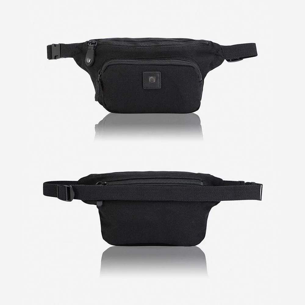 Canvas - Casual Waist Bag In Schwarz 5 Canvas - Casual Waist Bag In Schwarz – Bild 3