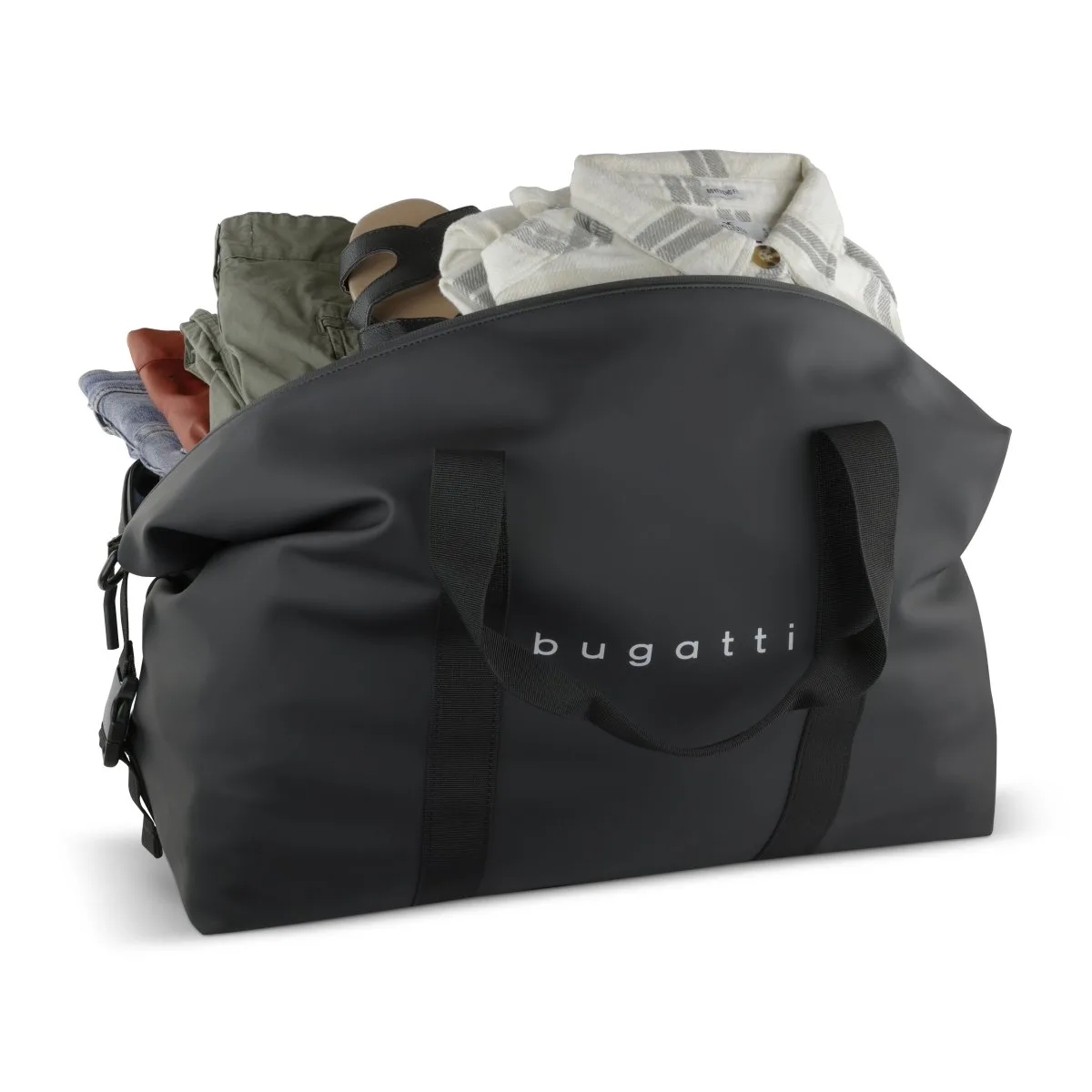 Bugatti Rina Reisetasche Schwarz 9 Bugatti Rina Reisetasche Schwarz – Bild 7