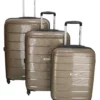Denver 3er Trolley Set Dark Champagne -Koffer Verkaufs-Shop compressed 520