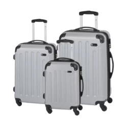 Kapstadt - 3er Kofferset Silber