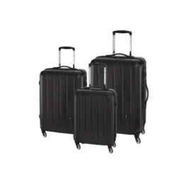 Cork - 3er Trolleyset Schwarz