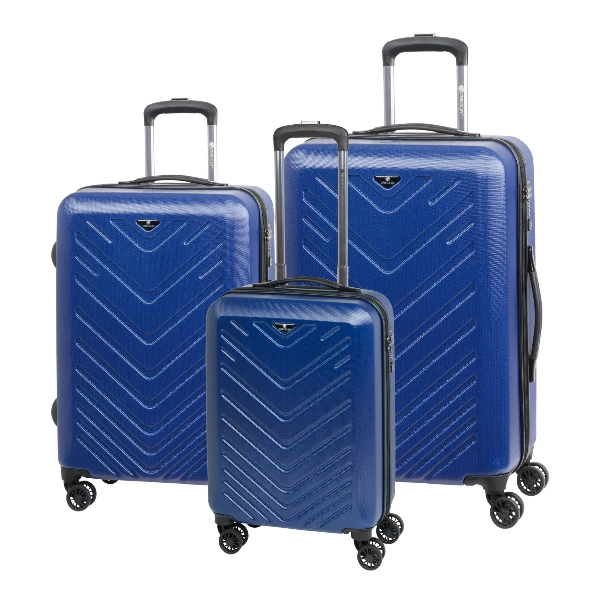 Mailand - 3er Trolleyset Blau 3 Mailand - 3er Trolleyset Blau