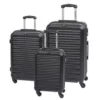 Havanna - 3er Trolleyset Schwarz -Koffer Verkaufs-Shop compressed 56 2220300 Set 995e1c9a554