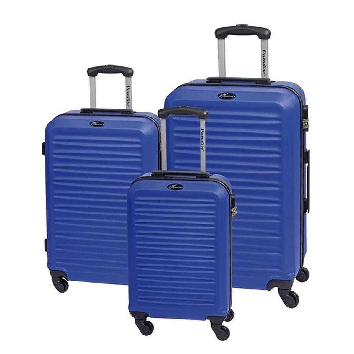 Havanna - 3er Trolleyset Blau 3 Havanna - 3er Trolleyset Blau
