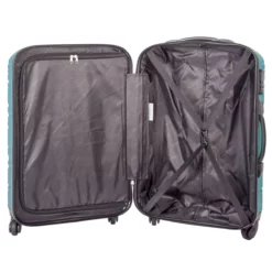 Santiago - 3er Trolleyset Petrol -Koffer Verkaufs-Shop compressed 56 2220346a