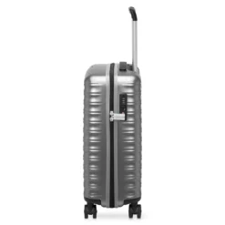 Roncato Wave - Trolley Handgepäck Carry-On Spinner, Silber -Koffer Verkaufs-Shop compressed 568
