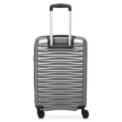 Roncato Wave - Trolley Handgepäck Carry-On Spinner, Silber -Koffer Verkaufs-Shop compressed 654