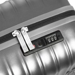 Roncato Wave - Trolley Handgepäck Carry-On Spinner, Silber -Koffer Verkaufs-Shop compressed 749
