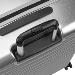 Roncato Wave - Trolley Handgepäck Carry-On Spinner, Silber -Koffer Verkaufs-Shop compressed 837