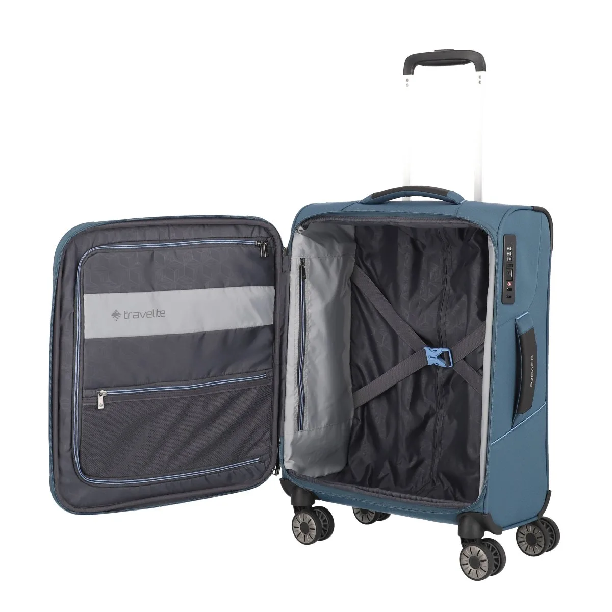 Travelite Skaii - 4-Rad Trolley S, Panoramablau 4 Travelite Skaii - 4-Rad Trolley S, Panoramablau – Bild 2