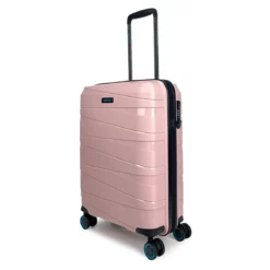 Ted Luggage - 3er Kofferset Rose Gold -Koffer Verkaufs-Shop compressed BG Berlin TED Luggage Small Cabin Size 20 3D Rose 01