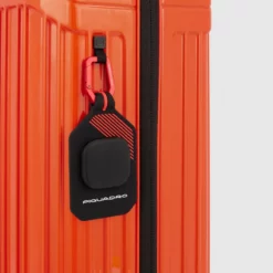 Piquadro PQ-Light - Ultra Slim Kabinen-Hartschalentrolley Orange -Koffer Verkaufs-Shop compressed BV4425PQLS2 AR DETT04
