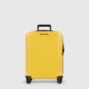 Piquadro PQ-Light - Ultra Slim Kabinen-Hartschalentrolley Gelb -Koffer Verkaufs-Shop compressed BV4425PQLS2 G2
