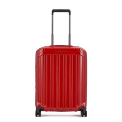Piquadro PQ-Light - Ultra Slim Kabinen-Hartschalentrolley Rot