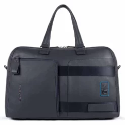 Piquadro Dioniso - Reisetasche Mit Trolley-Schlaufe In Nachtblau