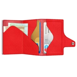 Doubelwallet Click & Slide Rhombus Coral/Silver -Koffer Verkaufs-Shop compressed Bild1413