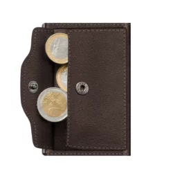 Wallet Click & Slide Coin Pocket Nappa Brown/Silver 10 Wallet Click & Slide Coin Pocket Nappa Brown/Silver -Koffer Verkaufs-Shop compressed Bild2109