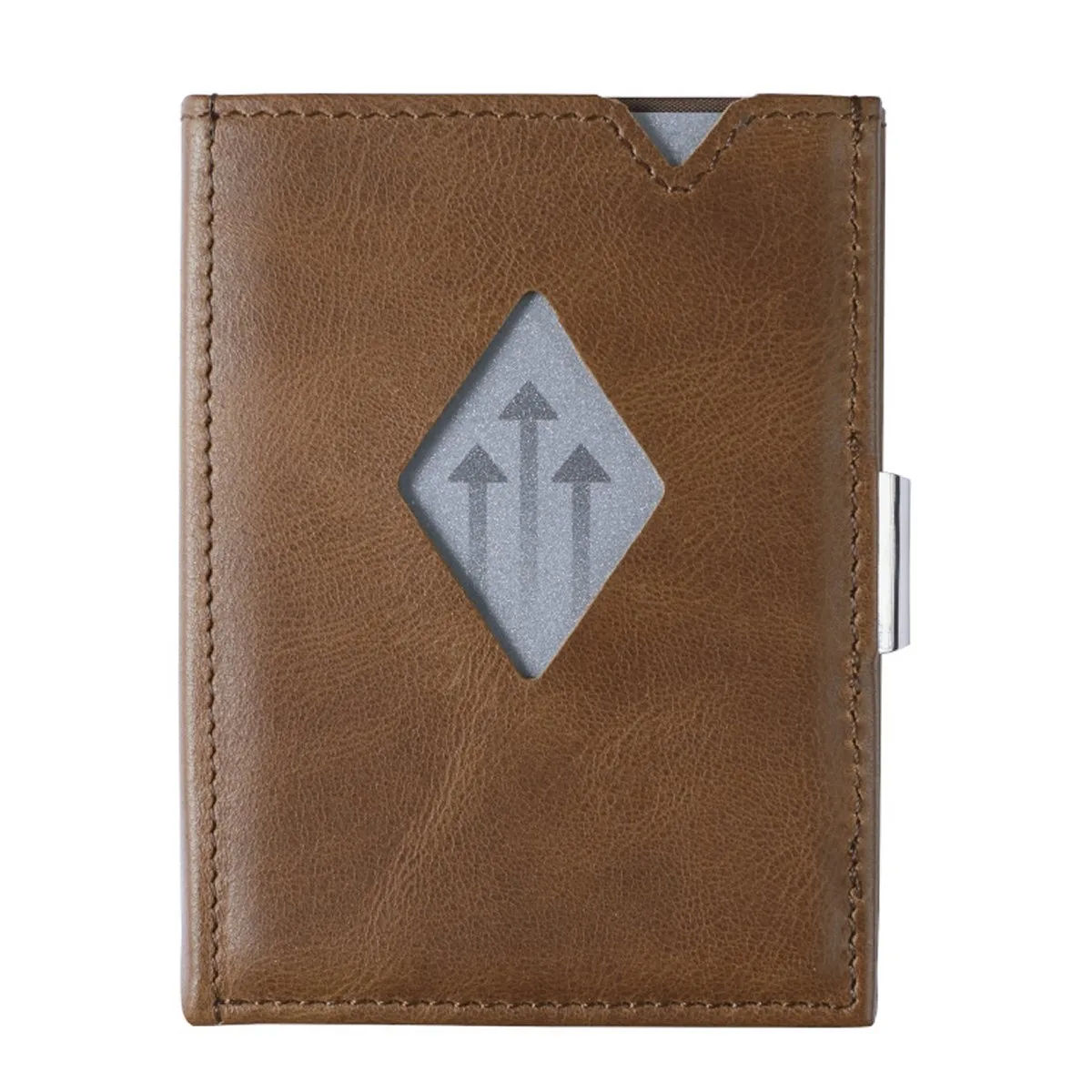 Exentri Multiwallet Leder Haselnuss Für 5-10 Karten 3 Exentri Multiwallet Leder Haselnuss Für 5-10 Karten