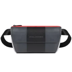 Piquadro Urban - Gürteltasche Mit RFID-Blocker Grau/Schwarz
