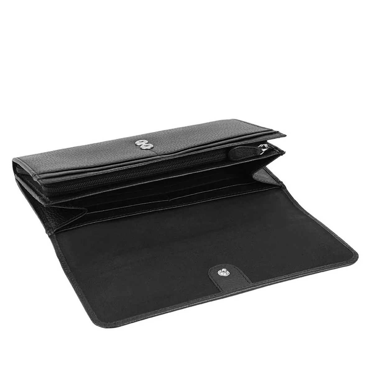 Bugatti Linda Langbörse Portemonnaie Schwarz 4 Bugatti Linda Langbörse Portemonnaie Schwarz – Bild 2