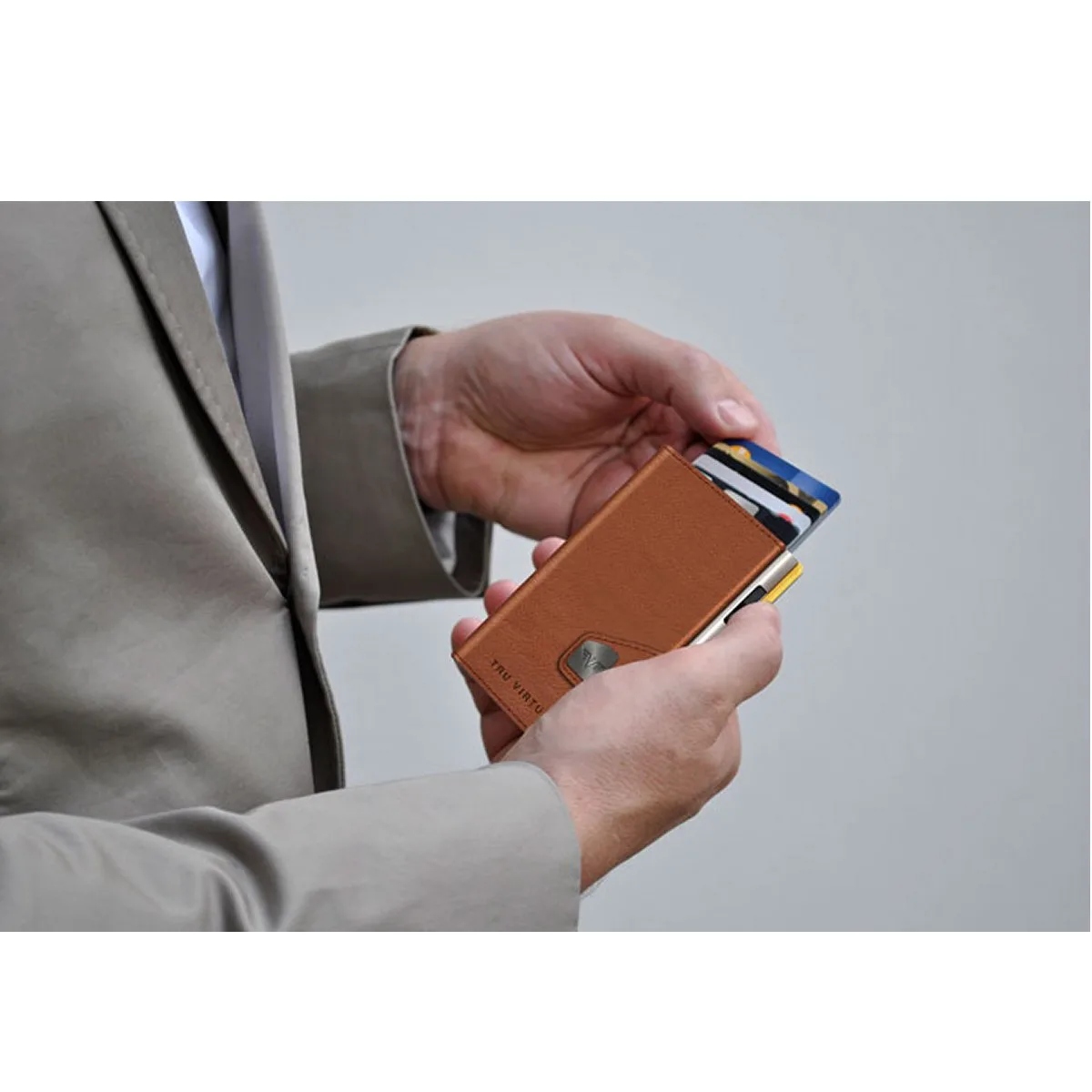 Wallet Click & Slide Natural Brown Yellow/Silver 8 Wallet Click & Slide Natural Brown Yellow/Silver – Bild 6