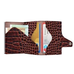 Wallet Click & Slide Classic Croco Brown/Silver 9 Wallet Click & Slide Classic Croco Brown/Silver -Koffer Verkaufs-Shop compressed Bild383