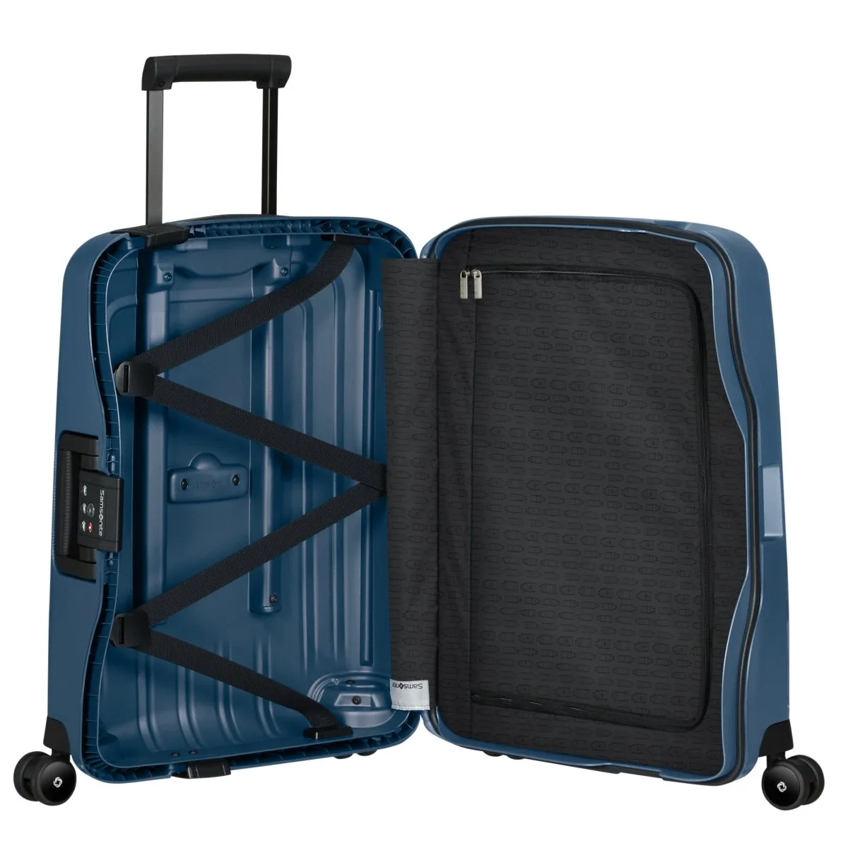 Samsonite S´Cure ECO - Spinner 55cm In Blue Navy 4 Samsonite S´Cure ECO - Spinner 55cm In Blue Navy – Bild 2