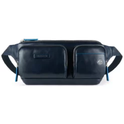Piquadro Blue Square - Gürteltasche Mit RFID-Blocker Blau